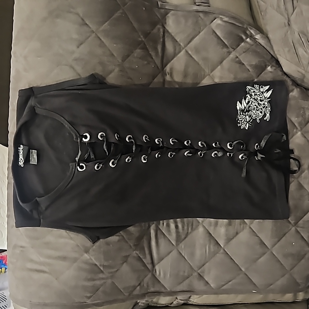 SO Cal Lace Up Tank Top
